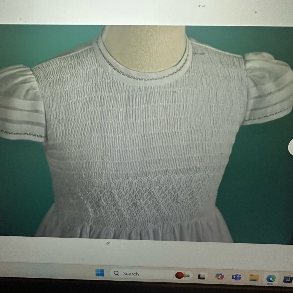 Beautiful handmade communion dress size 8